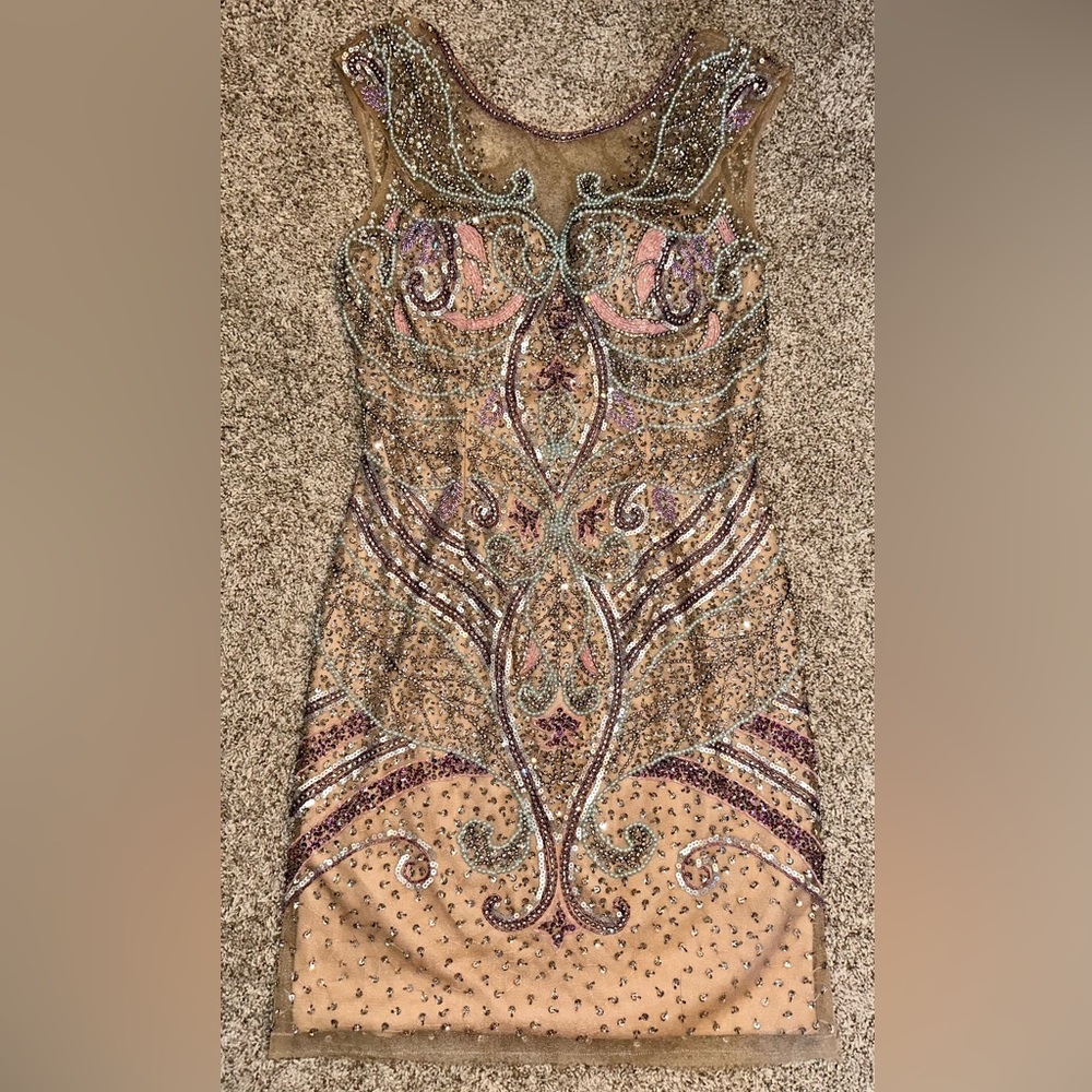NWOT Stunning Terani Couture Embellished Dress